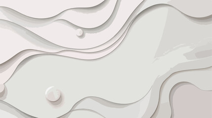 Abstract modern elegant white background flat vector