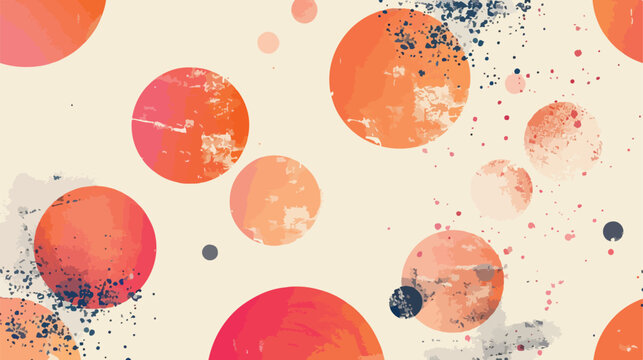 Abstract vintage background with scintillating circle