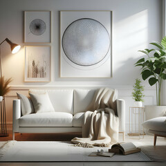 White Solace: Modern Sofa Sanctuary