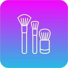 Makeup brushes Icon