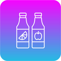 Juice bottles Icon
