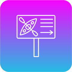 Kayaking zone Icon