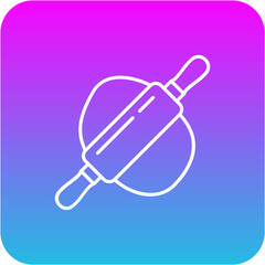 Obraz premium Rolling pin Icon