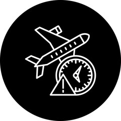 Flight delay Icon