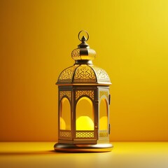 Eid mubarak and ramadan kareem greetings with islamic lantern and mosque. Eid al fitr background
