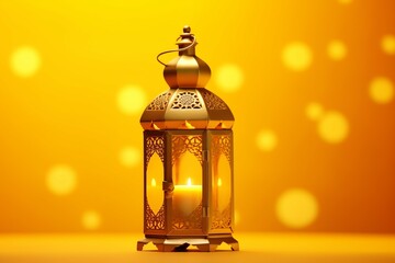 Eid mubarak and ramadan kareem greetings with islamic lantern and mosque. Eid al fitr background

