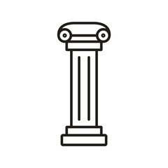 pillar icon vector