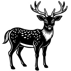 deer silhouette vector