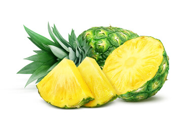 パイナップル イラスト リアル