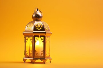 Eid mubarak and ramadan kareem greetings with islamic lantern and mosque. Eid al fitr background