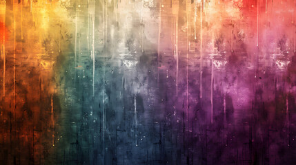 Abstract grunge background with rainbow color