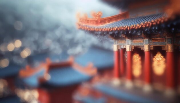 Chinese temple background