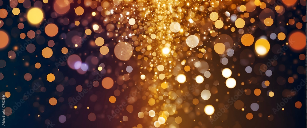 Poster for advertisement and banner as bokeh brilliance a vibrant bokeh effect that brings life to the back