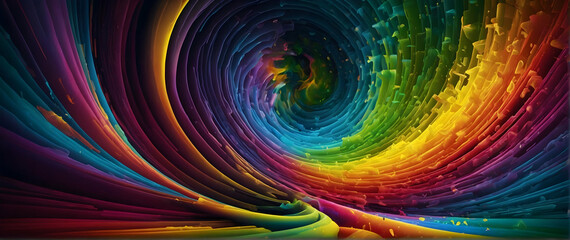 for advertisement and banner as Spectrum Swirl A swirling spectrum of colors that captures the eye and sparks imagination. in abstract digital wallpapers theme ,Full depth of field, high quality ,incl