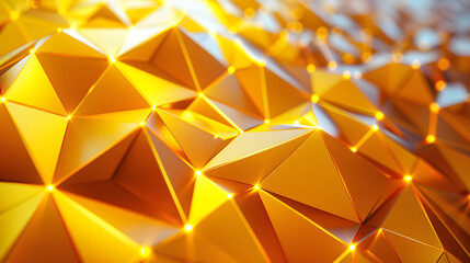 yellow Abstract geometric background