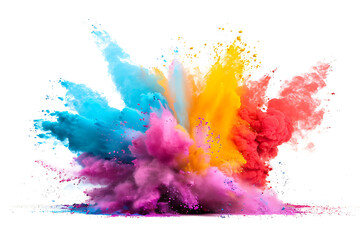 Vibrant color explosion background radiates energy and creativity, perfect for dynamic designs and artistic concepts. - obrazy, fototapety, plakaty