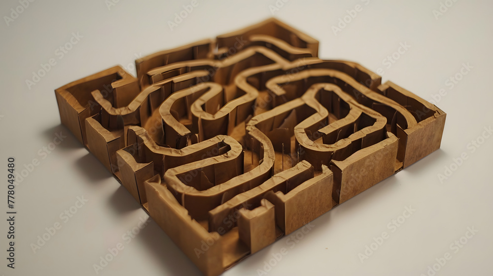 Poster a cereal box maze with a start and a finish and must be functional