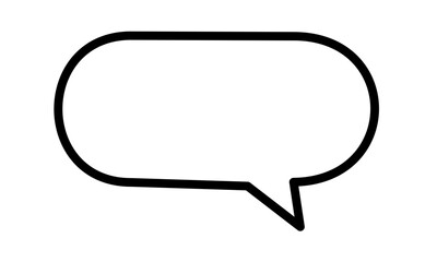 Speech bubble png. Dialogue cloud icon.