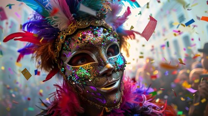Carnival Mask Brazilian