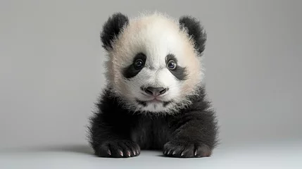 Foto op Plexiglas close up of panda © juni studio
