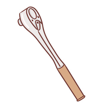 Socket wrench illustration