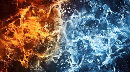 Flame concept background design