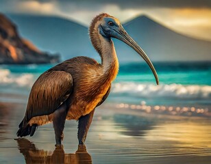 dodo bird on the beach