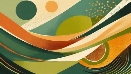 A vintage-inspired abstract background, with a modern twist