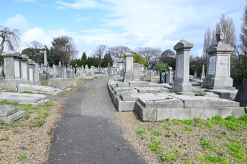 Graveyard in Ireland that goes back three centuries. 