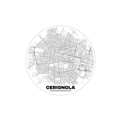 Map of Cerignola