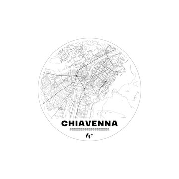 Map of Chiavenna