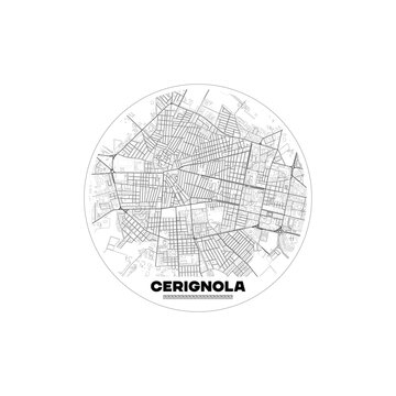 Map of Cerignola