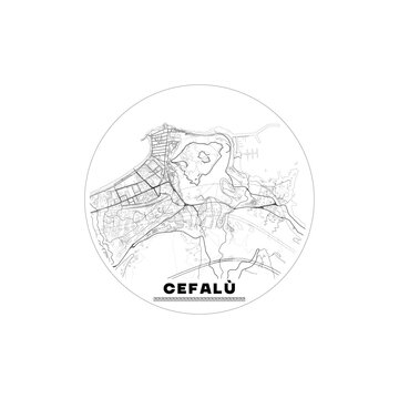 Map of Cefal&ugrave;