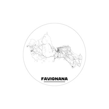 Map of Favignana