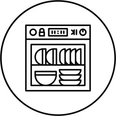 Dishwasher Icon