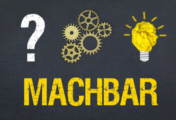 Obraz premium machbar 