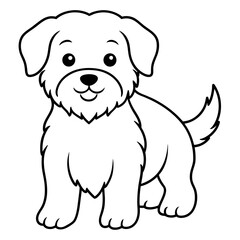  Dog vector illustration.
