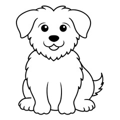 Fototapeta premium Dog vector illustration. 