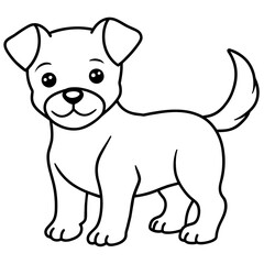 Obraz na płótnie Canvas Dog vector illustration. 