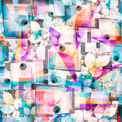 abstract background with squares multicolor wallpaper design 