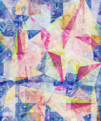 abstract background with strokes traditional motif outline background textile work 