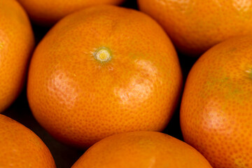 cleaning and preparing ripe tangerines for cooking