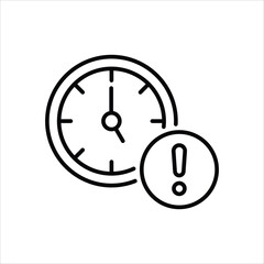 Time Icon editable stock vector icon