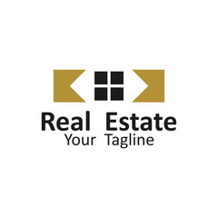 Real estate logo. This logo is ideal for real estate company, property development company and similar.