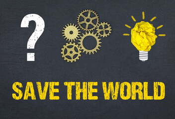 Obraz premium Save the World 