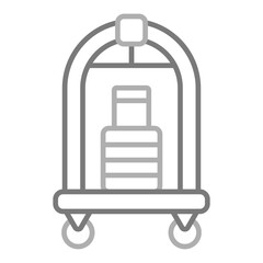 Luggage Cart Icon