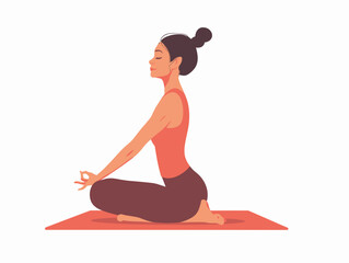Obraz premium colorful restorative yoga session