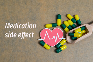 A medication side effect refers to any unwanted or adverse reaction that occurs as a result of taking a medication