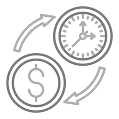 Time Is Money Icon