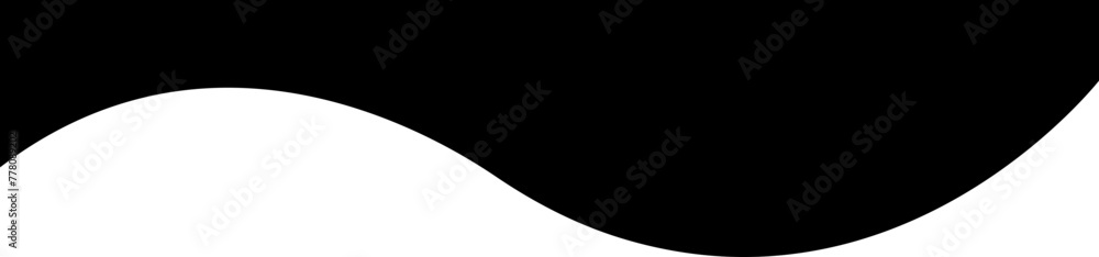 Poster border shape in trendy fill style for website design. vector banner header and separator. background